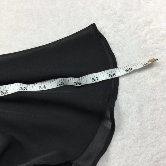 New! Karina Nites Formal Maxi Dress Sz 10 Womans Black Cowl Neck Spaghetti - Picture 9 of 15